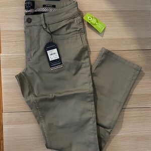 Men’s Ben Sherman Olive Stretch Slim Pants 29x32 NWT